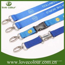 Factory custom fashion lanyards with kinds of accessories for exhibition